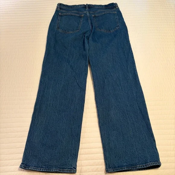 Abercromie & Fitch 90s Relaxed Jean High Rise Denim Jeans Womens 32/14 - Picture 3 of 8